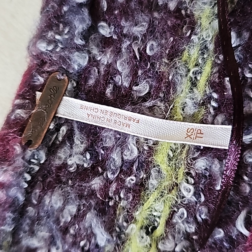 Free People Emerson Plaid Crop Pullover Sweater - Picture 16 of 17